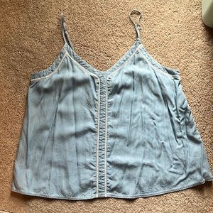 Hinge tencel material tank top